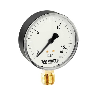 Манометр MDR (F+R200), подключение снизу, Watts В Хабаровске