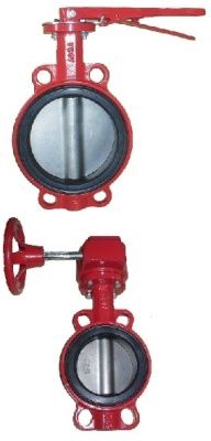 Затвор поворотный дисковый ABRA-BUV-VF866D Ру10/16 с рукояткой или редуктором В Хабаровске