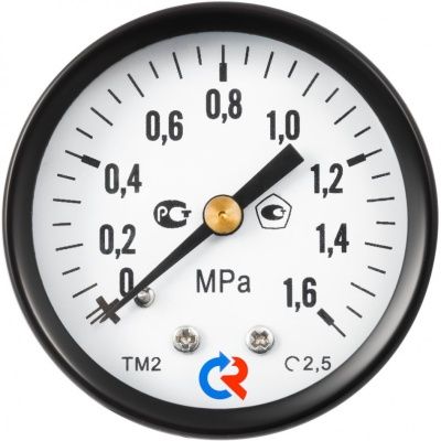 Манометр с электроконтактной приставкой, тип ТМ серия 10, подключение снизу, Росма В Хабаровске