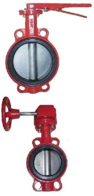 Затвор поворотный дисковый ABRA-BUV-VF866D Ру10/16 с рукояткой или редуктором В Хабаровске