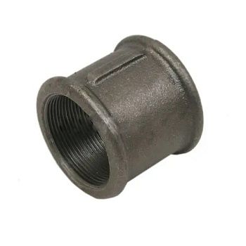 Муфта с проходной резьбой черная тип 272