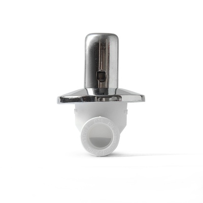 Вентиль PPR хромированный, белый, Pro Aqua В Хабаровске