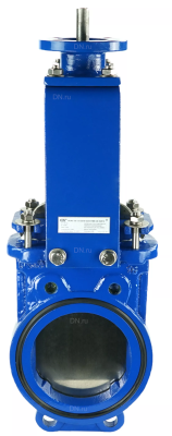 Задвижка шиберная дн.ру GGG40-SS304-NBR-2W-ISO Ру10 с голым штоком и невыдвижным шпинделем В Хабаровске