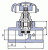 Вентиль проходной PPR, с выпускным клапаном, Wavin Ekoplastik В Хабаровске