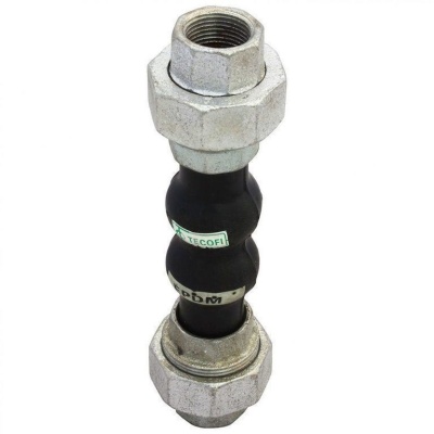 Компенсатор резиновый Tecofi DI 7140N  Ду15-50 Ру16, муфтовый В Хабаровске